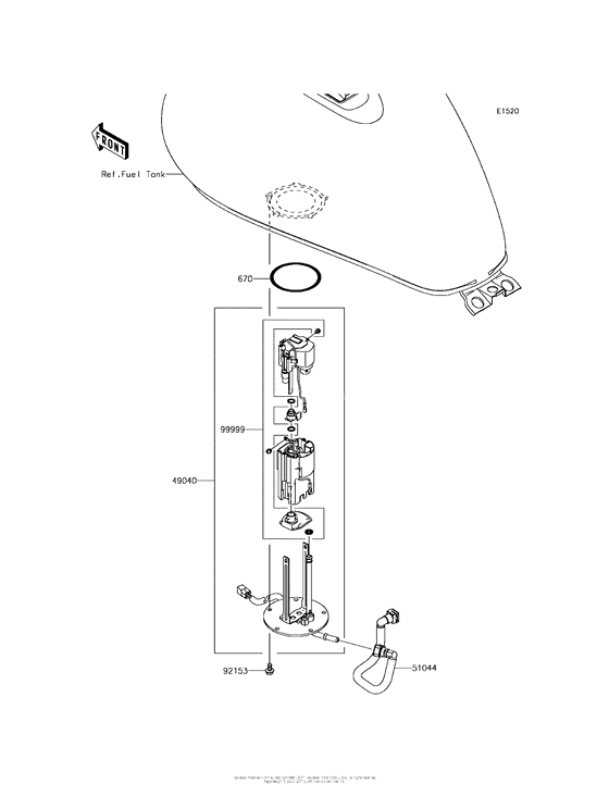 VN900 Топливный насос