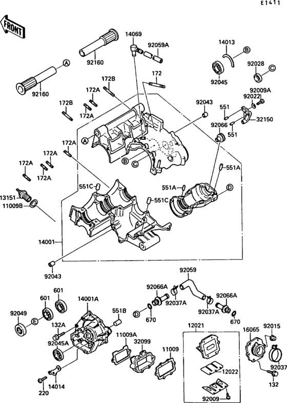 Crankcase(1/2)