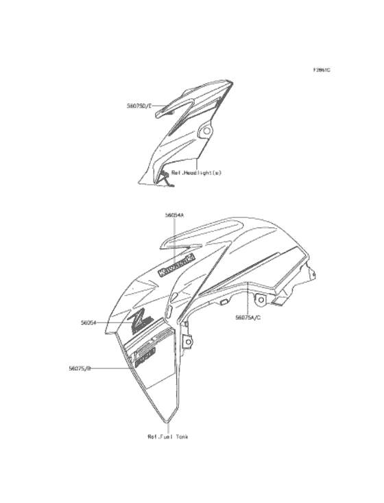 BR125 デカール(ブルー)(HHFA)