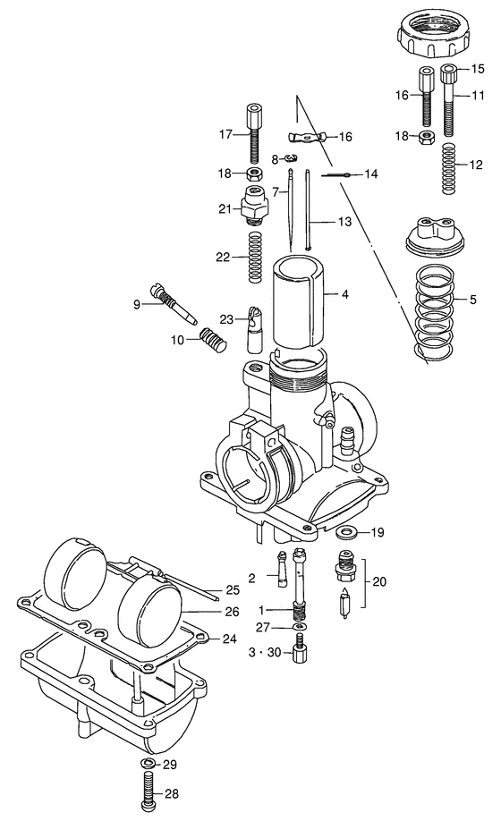 Carburetor assy
