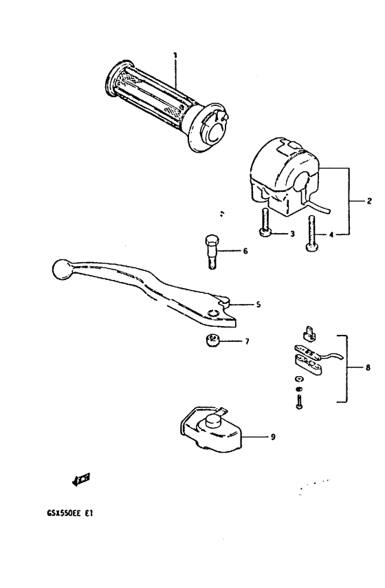 Right handle switch