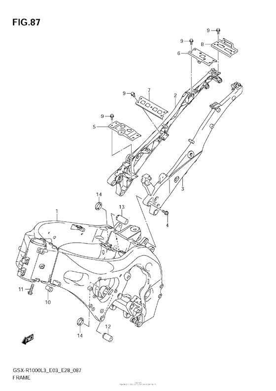 Frame (Gsx-R1000L3 E28)