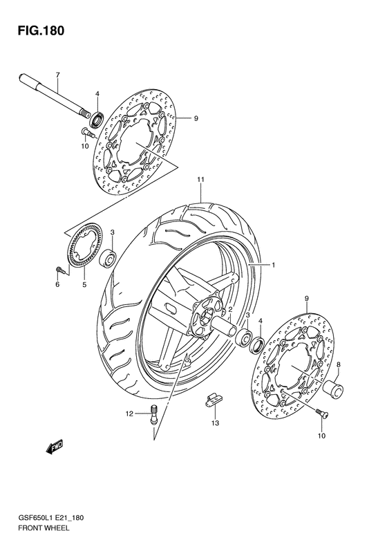 GSF650S Transom + tube