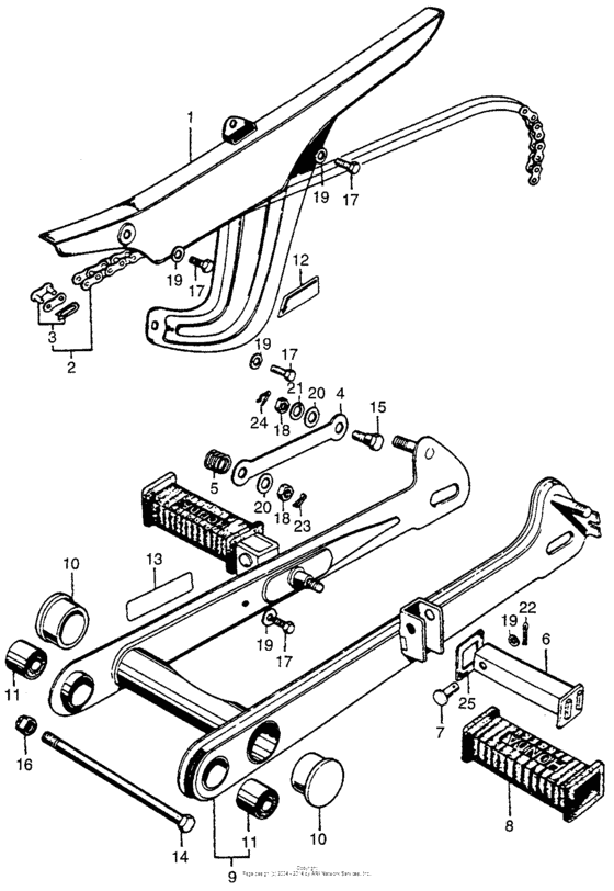 Swingarm + drive chain