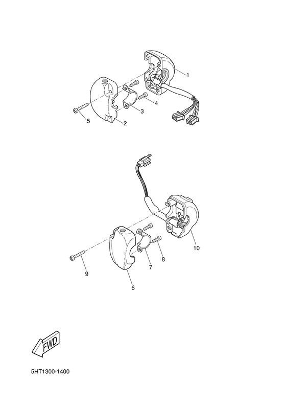 XQ150 Handle switch. lever