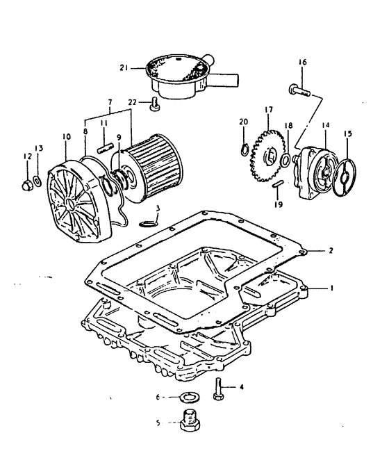 Oil pump - oil filter