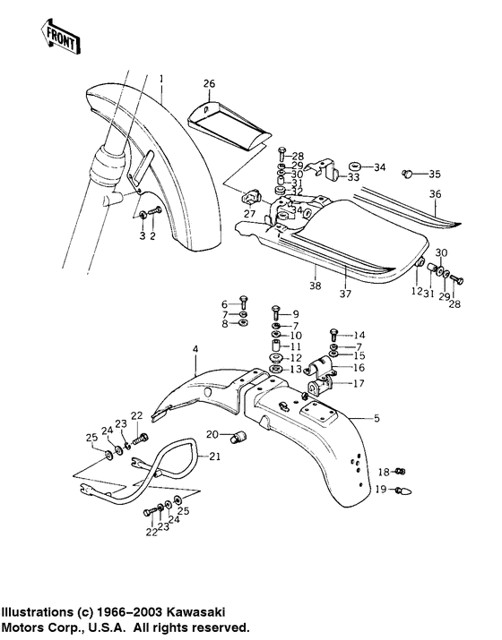 Fenders/seat cover