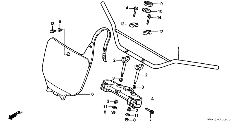 Handle pipe/top bridge