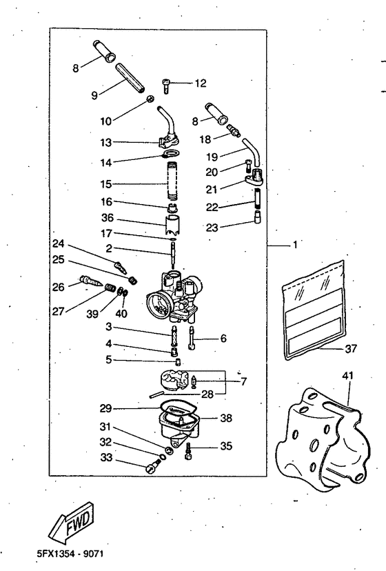 CW50 Карбюратор