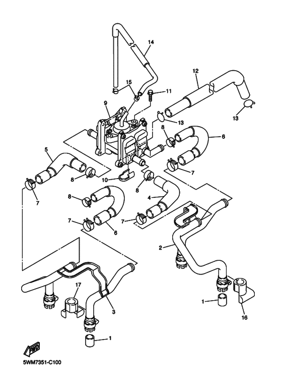 XJR1300 Система впуска воздуха