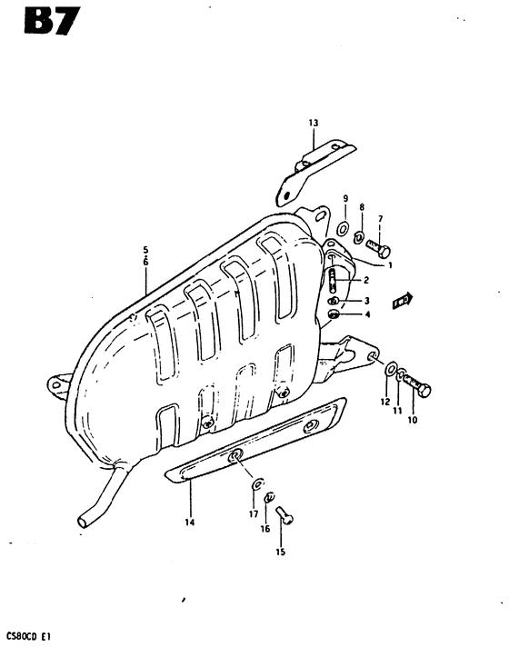 Muffler comp