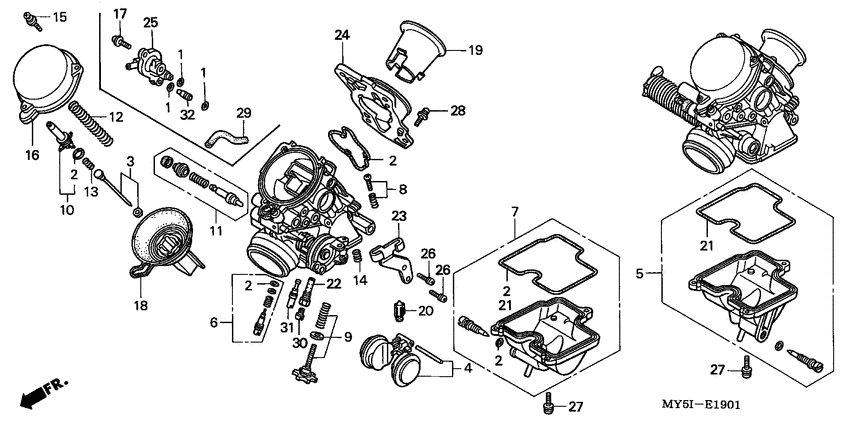Carburetor assy
