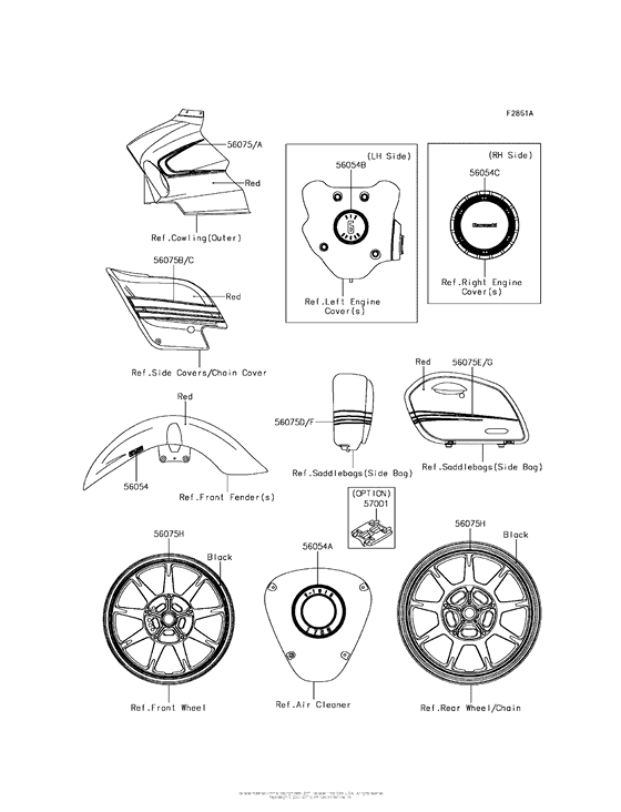 VN1700 Decals (Red)(Khf)