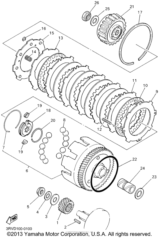 PW80N1 Сцепление