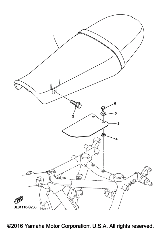XVS950XR Сиденье
