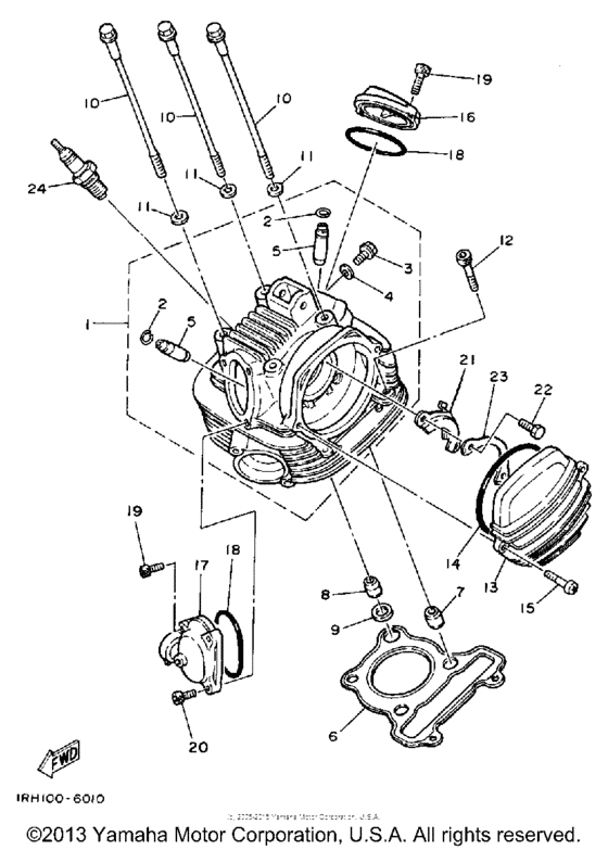 TT225S Головка цилиндров