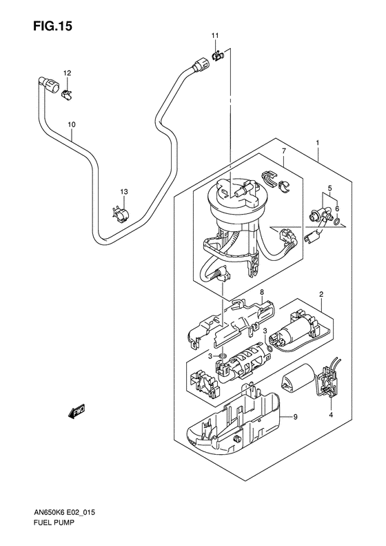 AN650 Топливный насос
