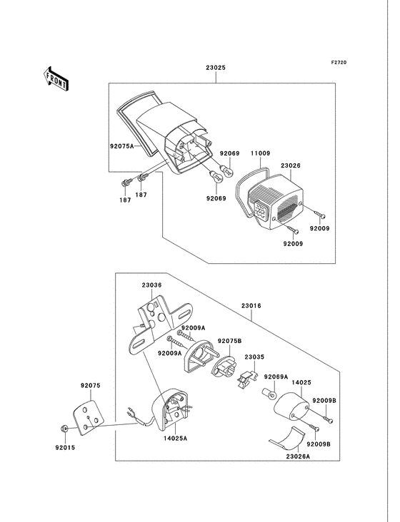 Taillight unit ass`y