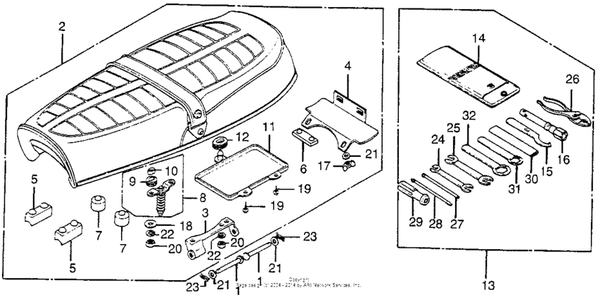 Seat + tool