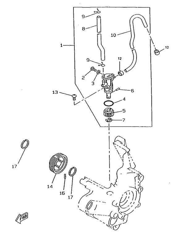 CW50RSX Масляный насос
