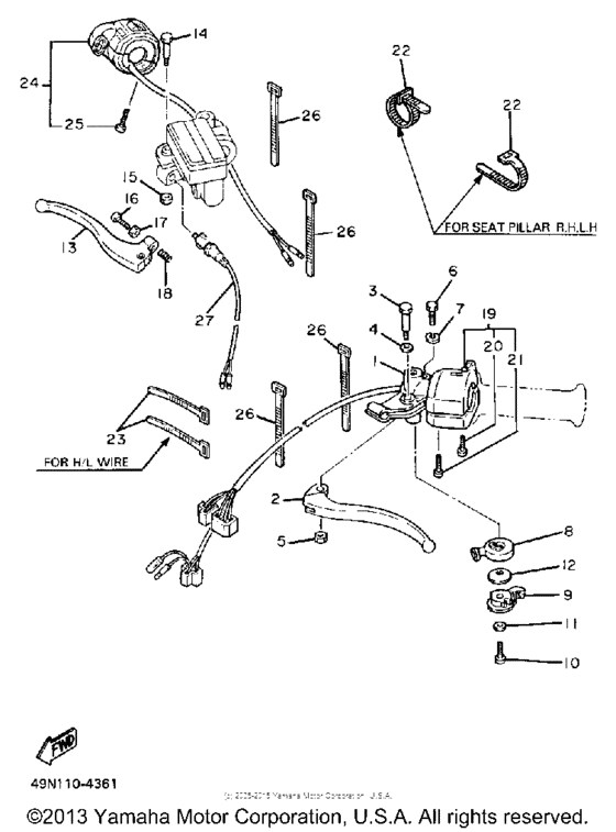Handle switch - lever