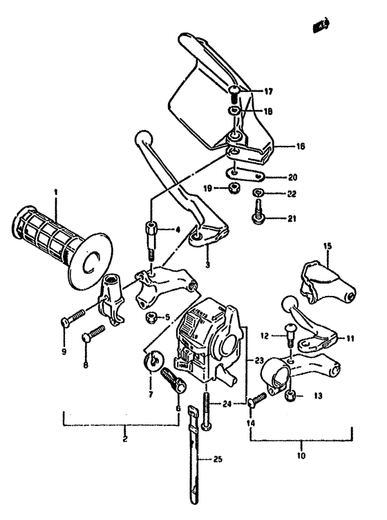 Left handle switch