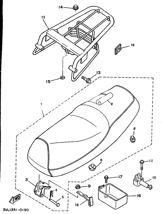 Selle. porte -bagages