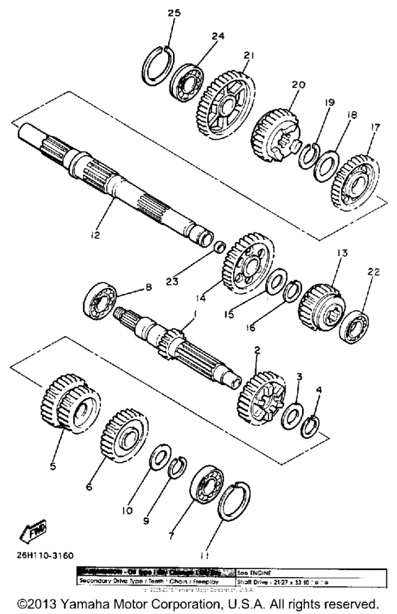 XVZ13UC Трансмиссия