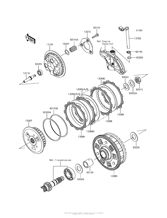 EX650 Сцепление