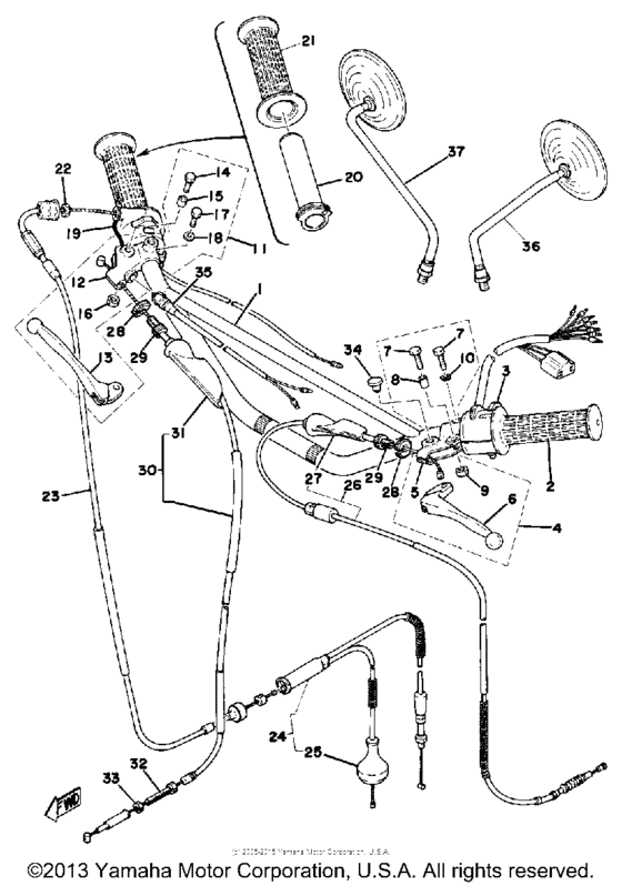 Handlebar-cable