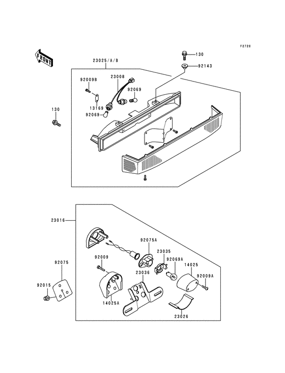 Taillight unit ass`y