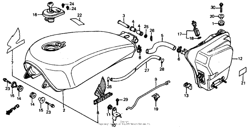 Fuel tank 84