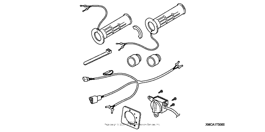 GL1800 (ABS) Heated grip (w / thermostat)