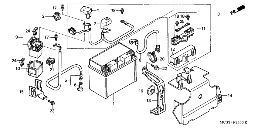 ST1300 Аккумулятор
