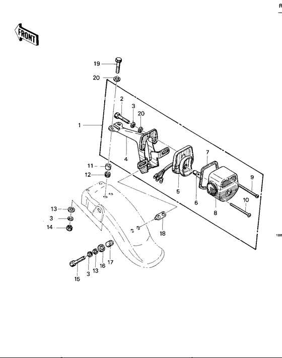 Taillight unit ass`y