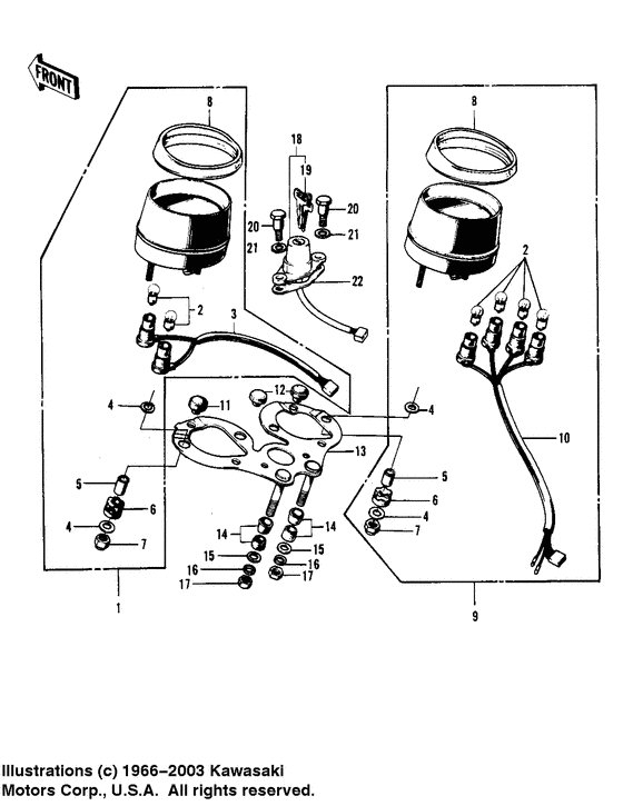 Meters/ignition switch