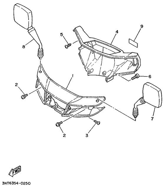 CT50S Обтекатель 1