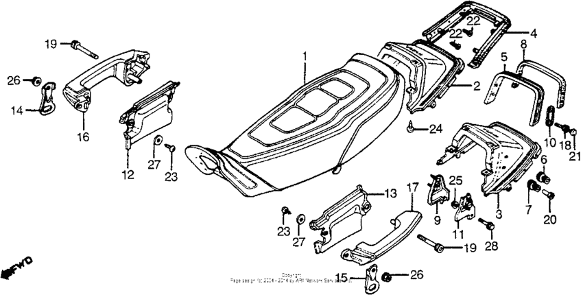 Seat + seat cowl