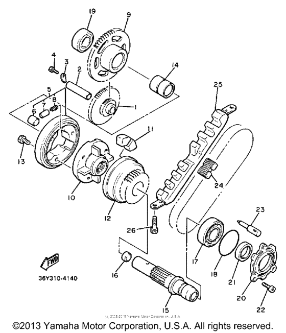 FJ1100NC Стартер