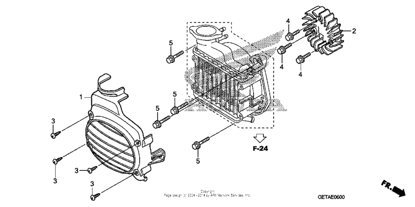 Cooling fan + fan cover