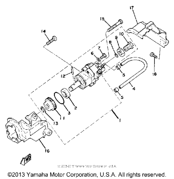 QT50G Масляный насос