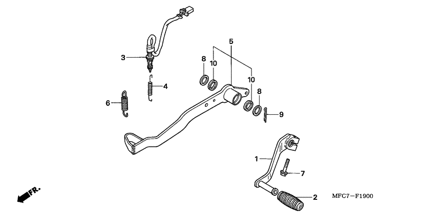 Brake pedal assy