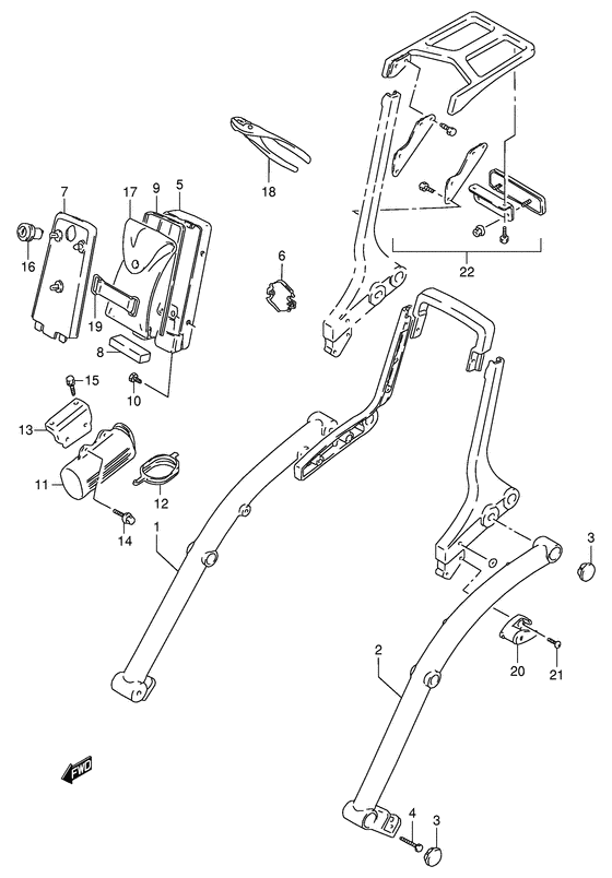 Frame handle grip