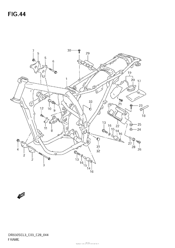 Frame (Dr650Sel3 E03)