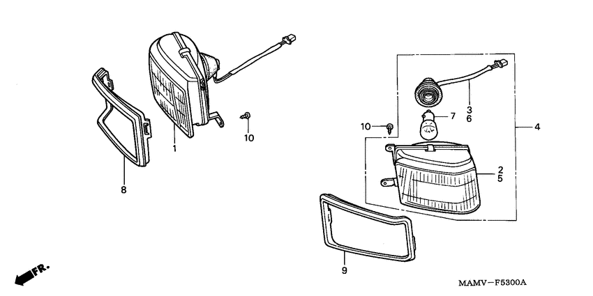 Cornering lamp