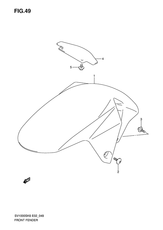 SV1000 Переднее крыло