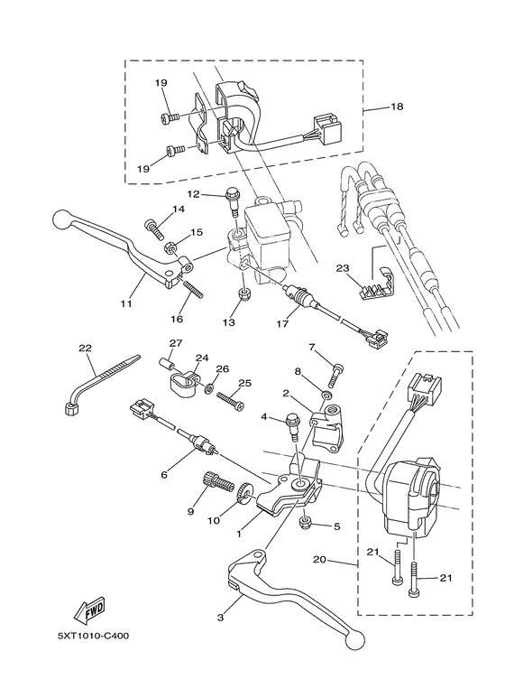 Handle switch & lever