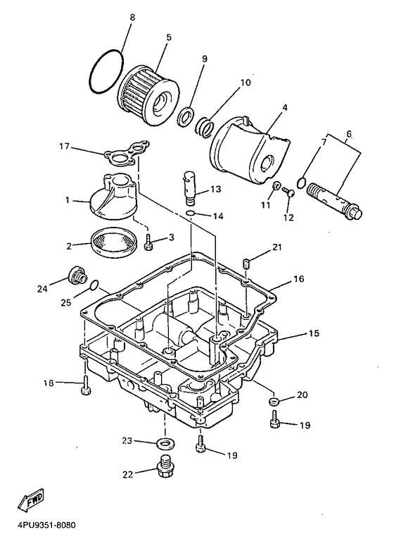 XJR1200 Маслянный фильтр