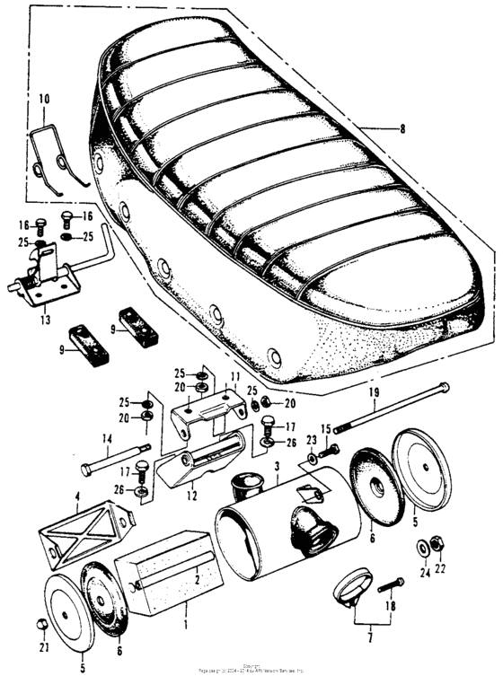 Seat + air cleaner