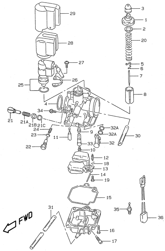 Carburetor assy